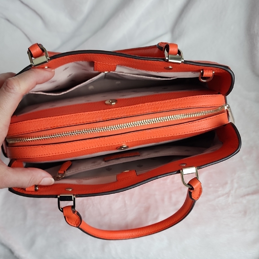 Kate Spade Vibrant Orange Satchel - Picture 4 of 11